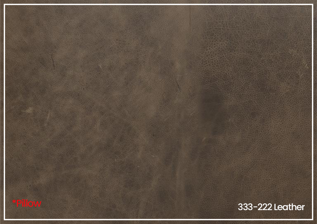 Foster 3-seater Sofa | Dark Brown Leather | Rolled arms | Bernhardt