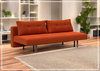 Innovation Living Recast Dark Styletto Fabric Sleeper Sofa-Jennihome