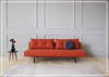 Innovation Living Recast Dark Styletto Fabric Sleeper Sofa-Jennihome