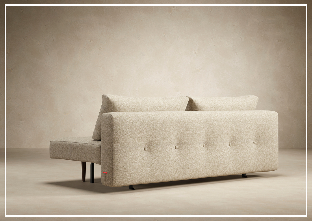 Innovation Living Recast Dark Styletto Fabric Sleeper Sofa-Jennihome