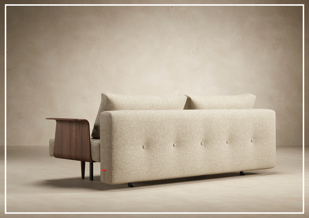 Innovation Living Recast Dark Styletto Fabric Sleeper Sofa-Jennihome