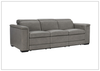 Lioni Power Motion Sofa | Gray Leather | Power Headrests & Footrests | Bernhardt
