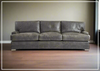Burnham 3-Seater Sofa  | Distressed Brown Leather | Low Arms | Bernhardt