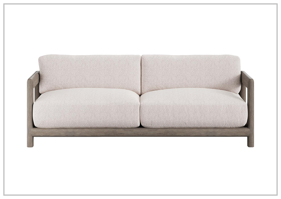 Montaigne 84" Outdoor Sofa  | Exteriors Plush Cushions | Teak wood | Bernhardt