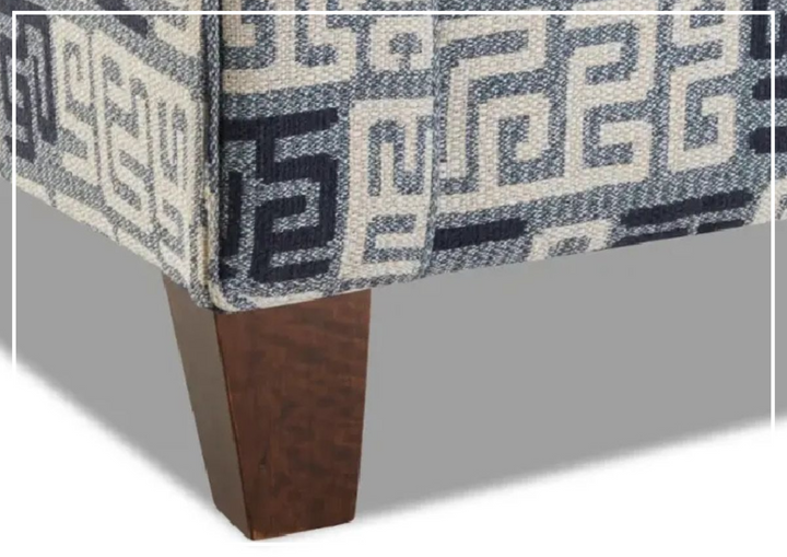 Marie Traditional Accent Chair | Box Cushion Seat | Rolled Arms | Klaussner