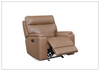 Bruna Glider Recliner Chair | Leather | Power Headrest & Footrest | Gio Italia