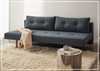 Innovation Living Recast Dark Styletto Fabric Sleeper Sofa-Jennihome