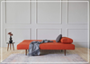 Innovation Living Recast Dark Styletto Fabric Sleeper Sofa-Jennihome