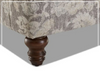 Barnum Accent Chair | Gray Fabric | Rolled Arms | Klaussner