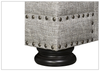 Foster 3-Seater Sofa | Polyester Fabric | Mocha Leg Finish | Bernhardt