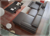 Romeo Power Reclining Sectional with Chaise | Brown Leather | Calia Italia