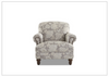 Barnum Accent Chair | Gray Fabric | Rolled Arms | Klaussner