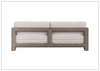 Montaigne 84" Outdoor Sofa  | Exteriors Plush Cushions | Teak wood | Bernhardt