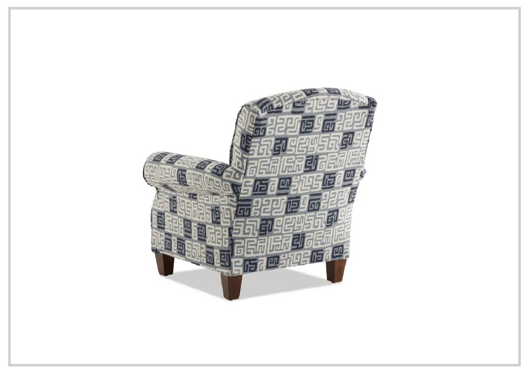 Marie Traditional Accent Chair | Box Cushion Seat | Rolled Arms | Klaussner