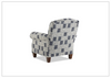Marie Traditional Accent Chair | Box Cushion Seat | Rolled Arms | Klaussner