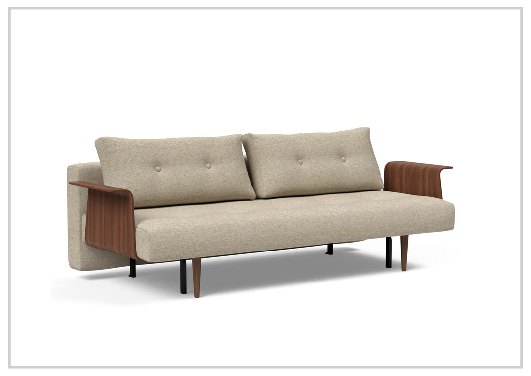Innovation Living Recast Dark Styletto Fabric Sleeper Sofa-Jennihome