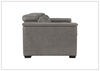 Lioni Power Motion Sofa | Gray Leather | Power Headrests & Footrests | Bernhardt
