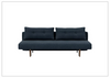 Innovation Living Recast Dark Styletto Fabric Sleeper Sofa-Jennihome