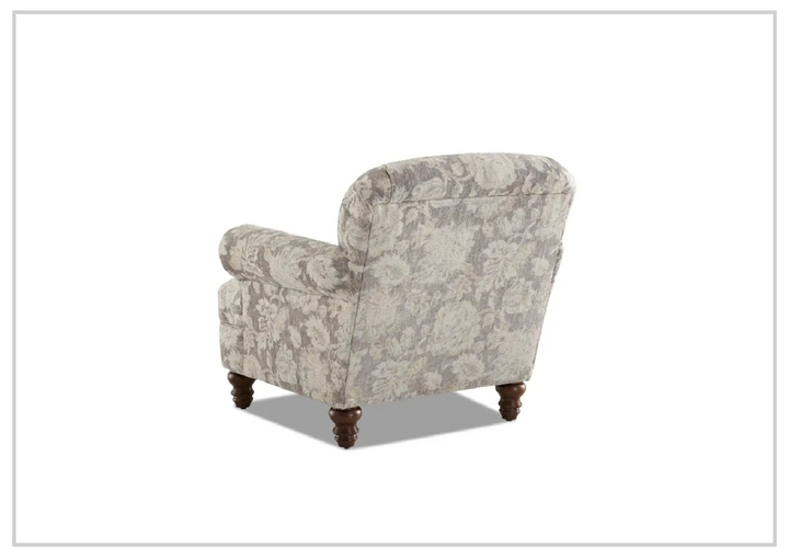 Barnum Accent Chair | Gray Fabric | Rolled Arms | Klaussner