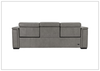 Lioni Power Motion Sofa | Gray Leather | Power Headrests & Footrests | Bernhardt