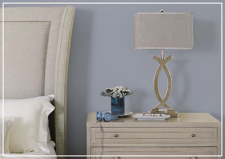 Criteria Shelter King Bed | Upholstered Headboard + Footboard | Bernhardt