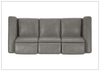 Lioni Power Motion Sofa | Gray Leather | Power Headrests & Footrests | Bernhardt