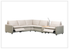 Roma 6-Piece Power Reclining Sectional Sofa | Beige Leather | Klaussner