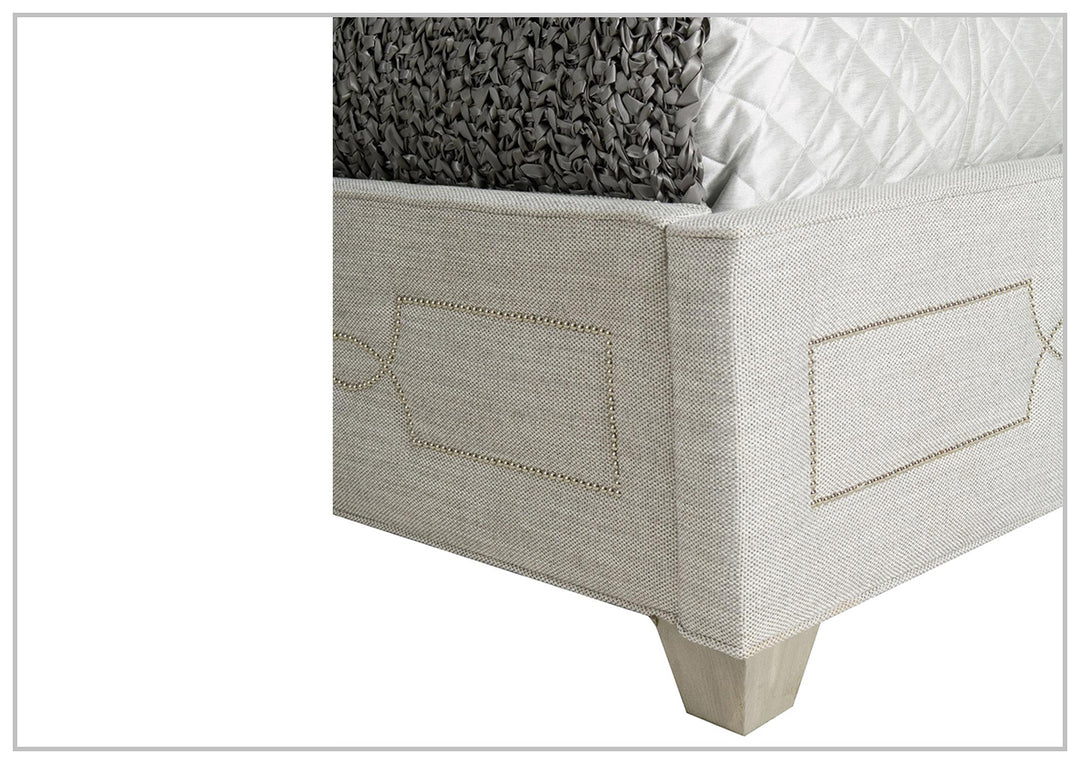 Criteria Shelter King Bed | Upholstered Headboard + Footboard | Bernhardt