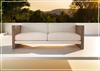 Madura Outdoor Sofa | Exteriors Plush Cushion | Teak wood | Bernhardt