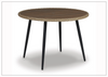 Amaryllis Patio Dining Table | Round Tabletop | Weather-Resistant | Gio Italia