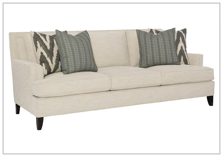 Addison 3-seater Sofa | Cream Fabric | Spring Down Cushions | Bernhardt