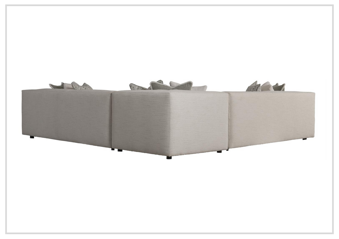 Bliss Modular Sectional Sofa | 3 Piece / 5 Piece | Cream Fabric | Bernhardt