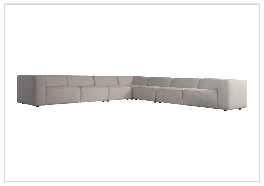 Bliss Modular Sectional Sofa | 3 Piece / 5 Piece | Cream Fabric | Bernhardt