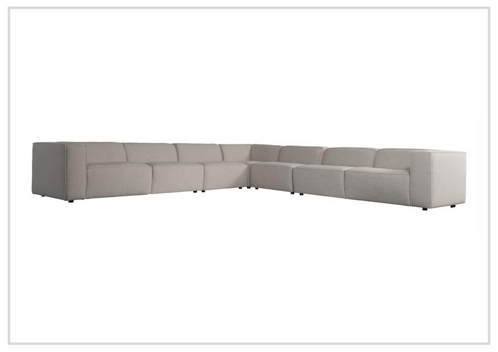 Bliss Modular Sectional Sofa | 3 Piece / 5 Piece | Cream Fabric | Bernhardt