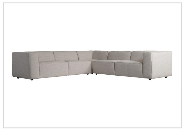 Bliss Modular Sectional Sofa | 3 Piece / 5 Piece | Cream Fabric | Bernhardt