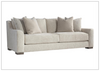Gabi Cream Fabric Sofa | Plush Feather Down Cushion | Bernhardt
