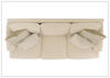 Isabella 3-seater Fabric Sofa | European-style Seating | Rolled arms | Bernhardt