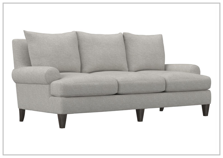Isabella 3-seater Fabric Sofa | European-style Seating | Rolled arms | Bernhardt