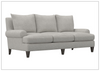 Isabella 3-seater Fabric Sofa | European-style Seating | Rolled arms | Bernhardt