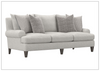 Isabella 3-seater Fabric Sofa | European-style Seating | Rolled arms | Bernhardt