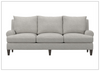 Isabella 3-seater Fabric Sofa | European-style Seating | Rolled arms | Bernhardt
