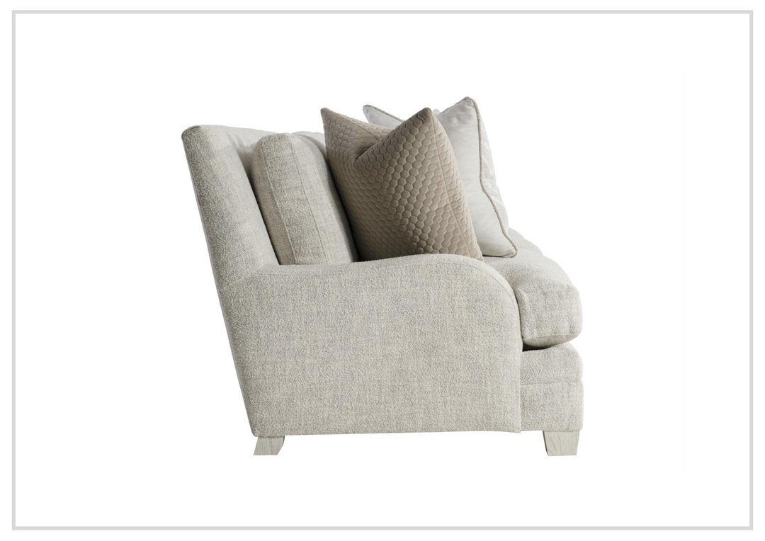 Rollins 3-Seater Sofa | Gray Fabric | Square Arms | Bernhardt