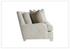 Rollins 3-Seater Sofa | Gray Fabric | Square Arms | Bernhardt