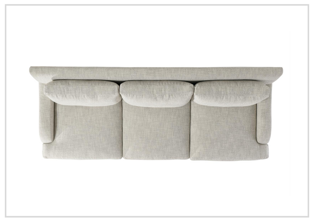 Rollins 3-Seater Sofa | Gray Fabric | Square Arms | Bernhardt