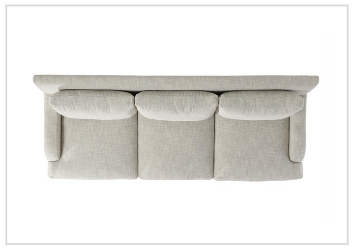 Rollins 3-Seater Sofa | Gray Fabric | Square Arms | Bernhardt
