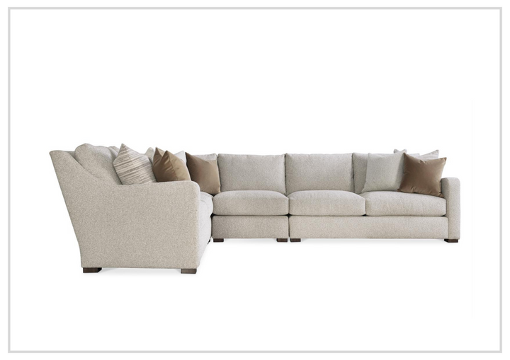 Ventura Sectional Sofa | L-Shaped | Beige Fabric| Bernhardt