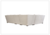 Ventura Sectional Sofa | L-Shaped | Beige Fabric| Bernhardt