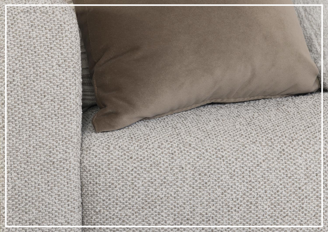 Ventura Sectional Sofa | L-Shaped | Beige Fabric| Bernhardt