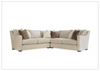 Ventura Sectional Sofa | L-Shaped | Beige Fabric| Bernhardt
