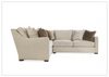Ventura Sectional Sofa | L-Shaped | Beige Fabric| Bernhardt